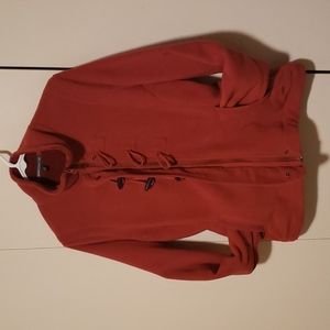 HORNY TOAD WOMEN'S RED FLEECE JACKET